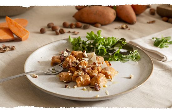 Teaser Süßkartoffel-Gnocchi