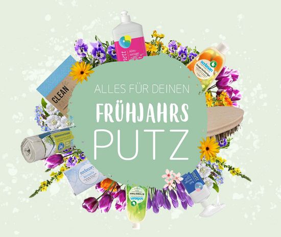 10% auf unser Frühjahrsputz-Sortiment