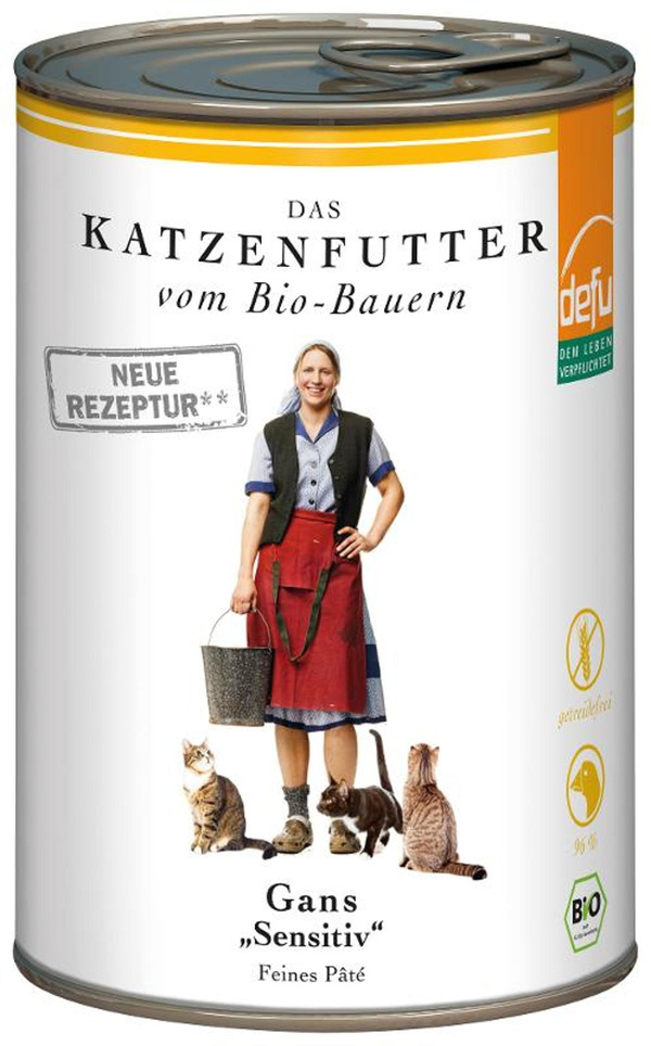 Produktfoto zu Nassfutter Katze Gans, sensitiv - 12x400g