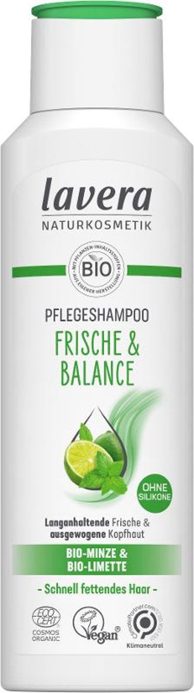 Produktfoto zu Lavera Shampoo Frische und Balance - 250ml