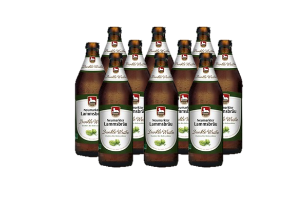 Produktfoto zu Lammsbräu - Dunkle Weiße - 10 x 0,5l