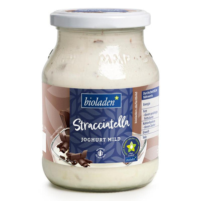 Produktfoto zu Bioladen Joghurt Stracciatella, 3,5% - 500g
