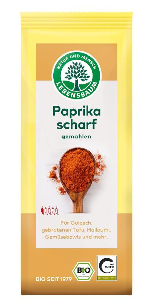 Produktfoto zu Lebensbaum - Paprika, scharf - 50g