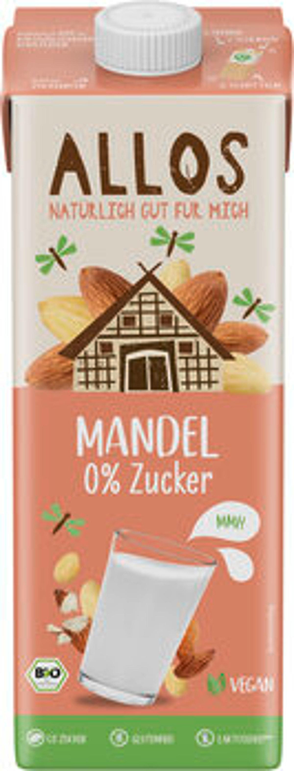 Produktfoto zu Allos - Mandel Drink Naturell - 1l