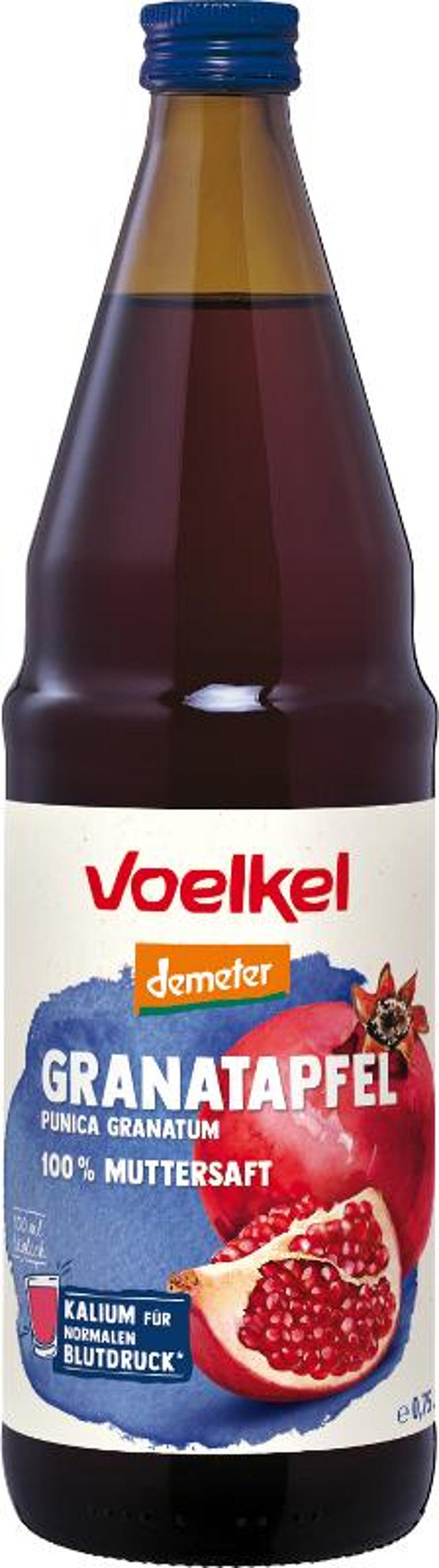 Produktfoto zu Voelkel - Granatapfel pur - 0,75l