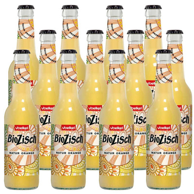 Produktfoto zu Voelkel - Bio Zisch Natur Orange - 12 x 0,33l