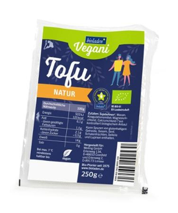 Produktfoto zu bioladen - Tofu natur - 250g