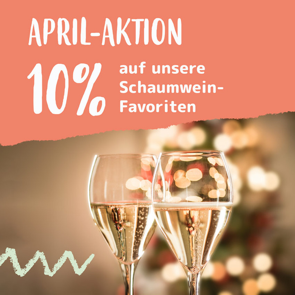 Teaser 10% auf alle Schaumweine