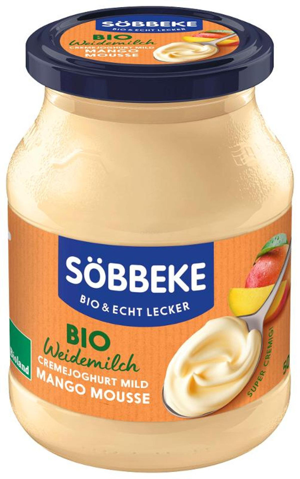 Produktfoto zu Söbbeke - Joghurt Mango, 7,5% - 500g