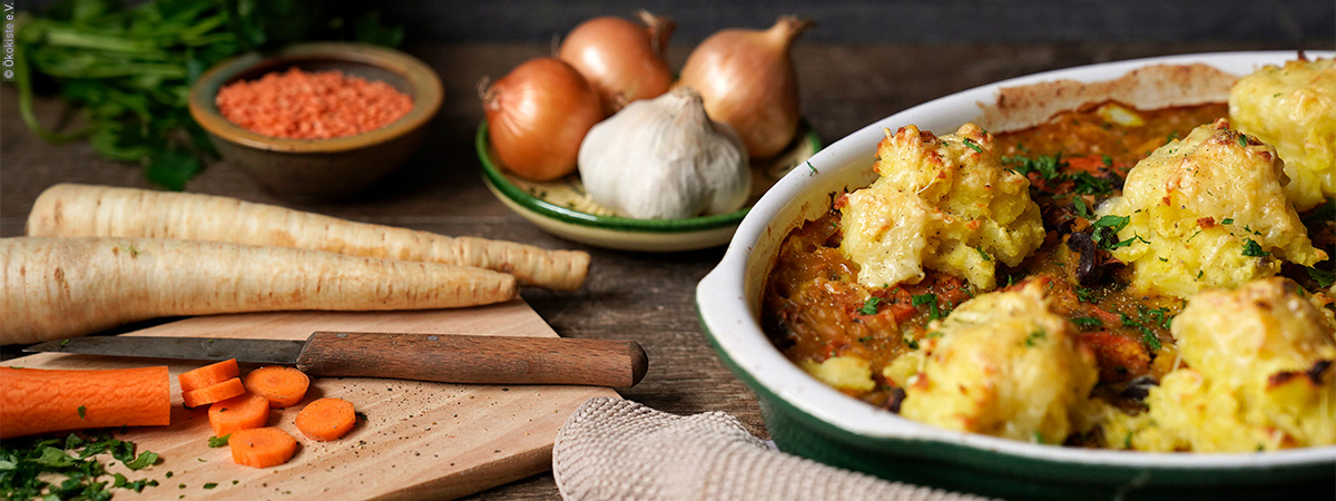 Vegane Champignon-Lauch-Quiche