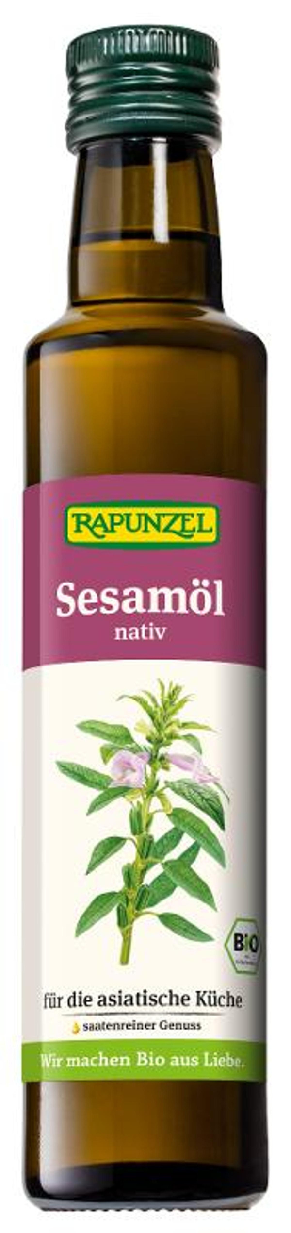 Produktfoto zu Rapunzel - Sesamöl nativ - 250ml