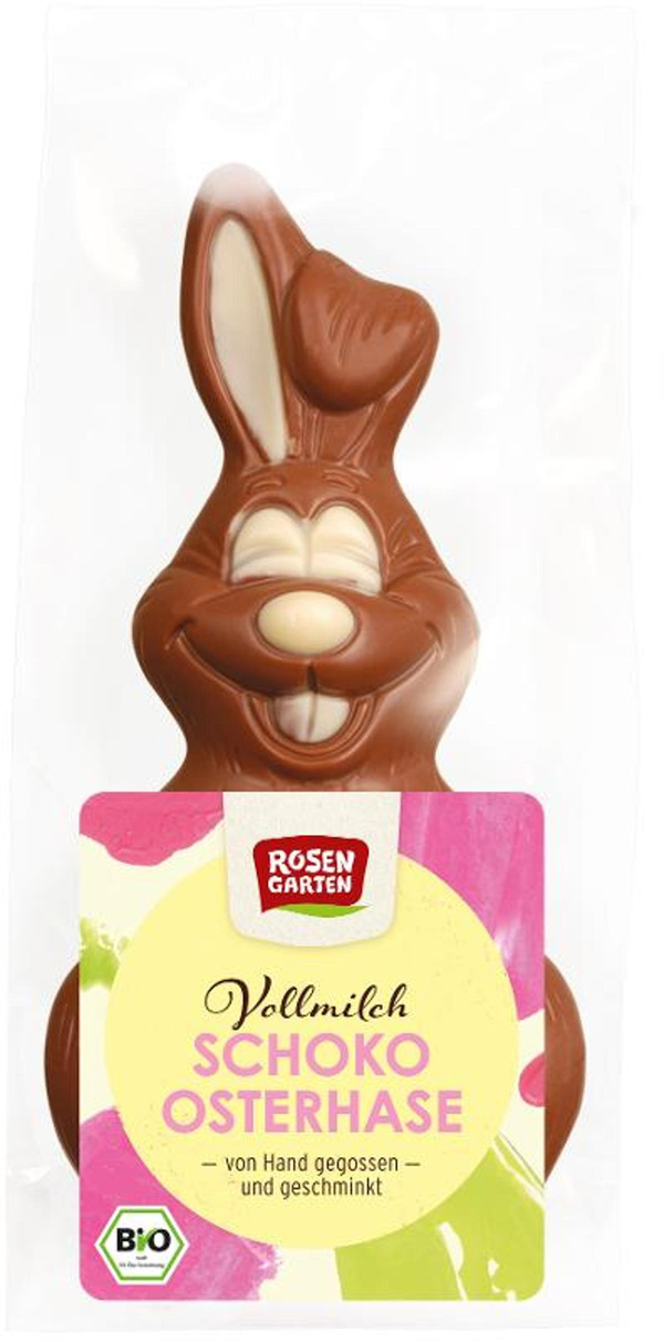 Produktfoto zu Rosengarten - Schoko Osterhase, Vollmilch - 80g