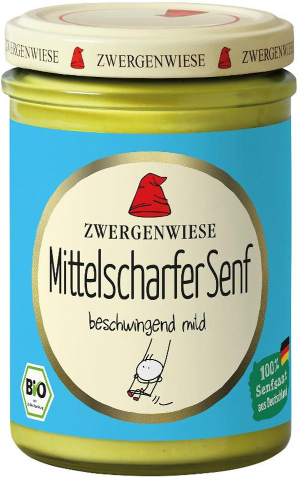 Produktfoto zu Zwergenwiese - Mittelscharfer Senf - 160ml