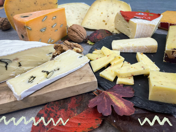 Auswahl Herbstkäsespezialitäten