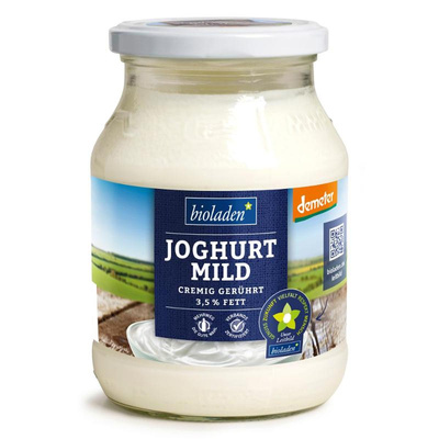 Produktfoto zu bioladen - Joghurt Natur, 3,5% - 500g