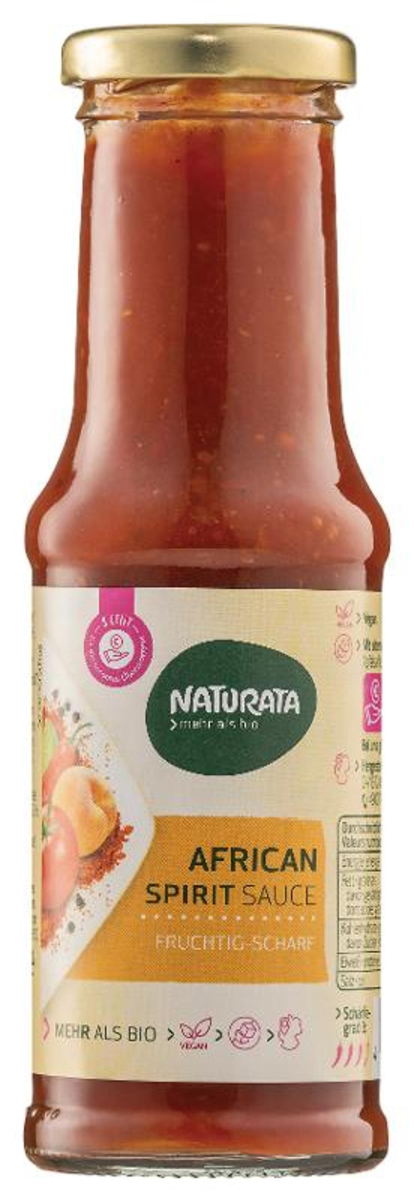Produktfoto zu Naturata - African Spirit Sauce - 210ml