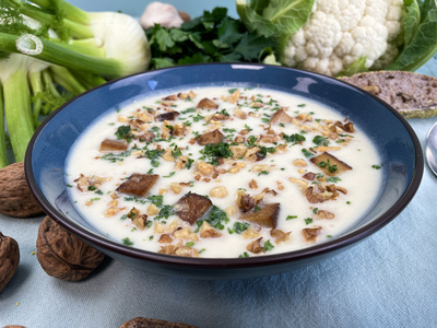 Cremige Fenchel - Blumenkohlsuppe