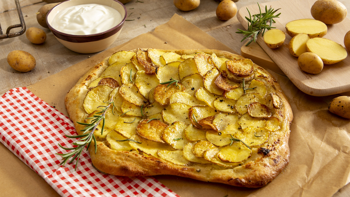 Ökokistenrezept des Monats 0326 - Kartoffelpizza