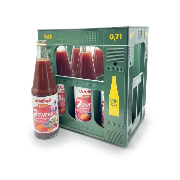 Produktfoto zu 7 Zwerge Kindersaft - 6 x 0,7l