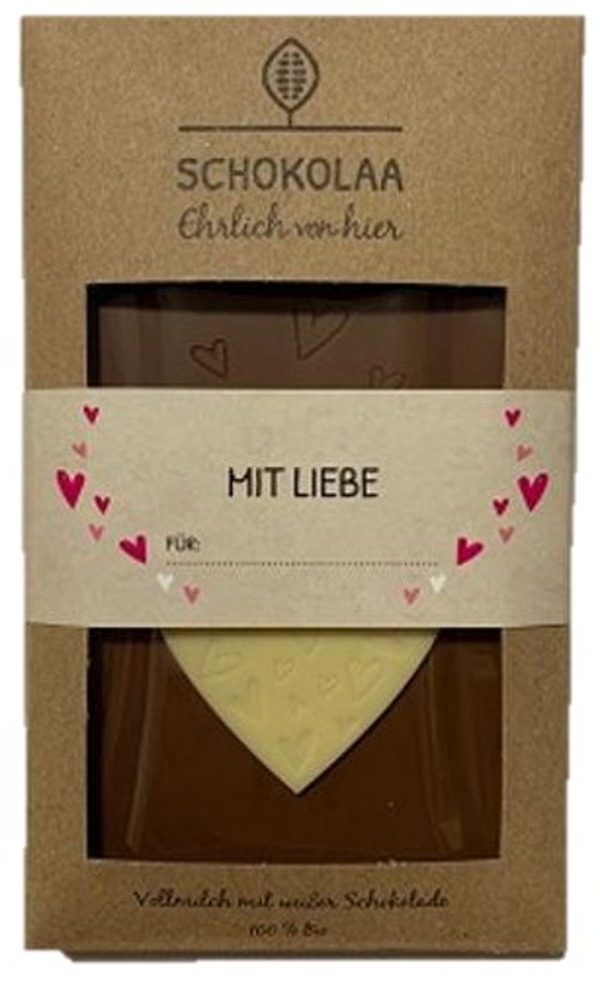 Produktfoto zu Schokolaa - Herztafel - 120g