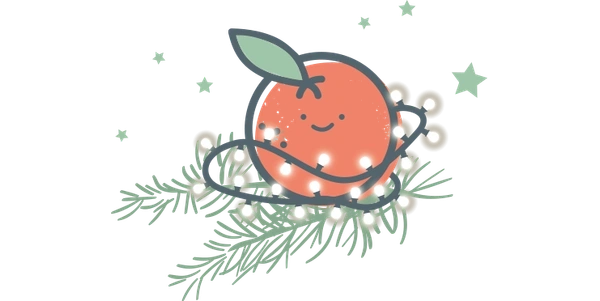 Illu Balken Tee weihnachtlich