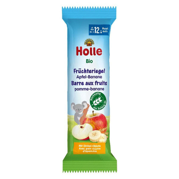 Produktfoto zu Holle - Früchteriegel Apfel Banane - 25g