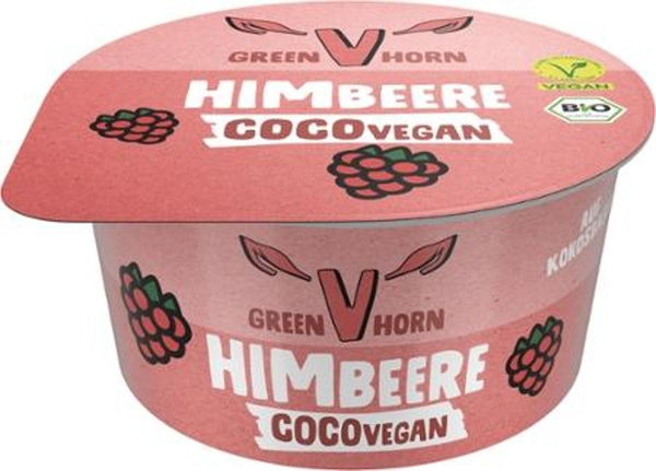Produktfoto zu Greenhorn Kokos Joghurt Himbeere - 125 g