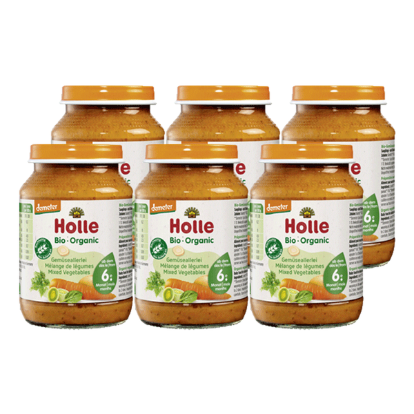 Produktfoto zu Holle - Gemüseallerlei - 6 x 190g