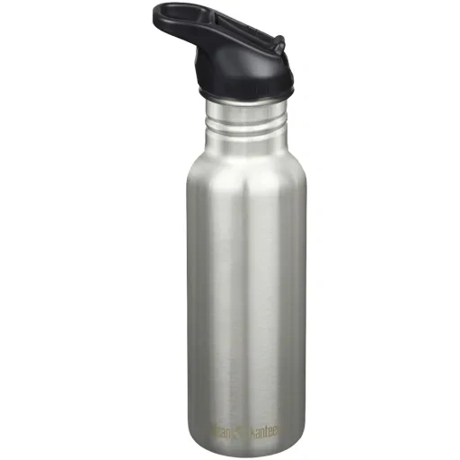 Produktfoto zu Edelstahl-Trinkflasche Classic, Brushed Stainless- 532ml
