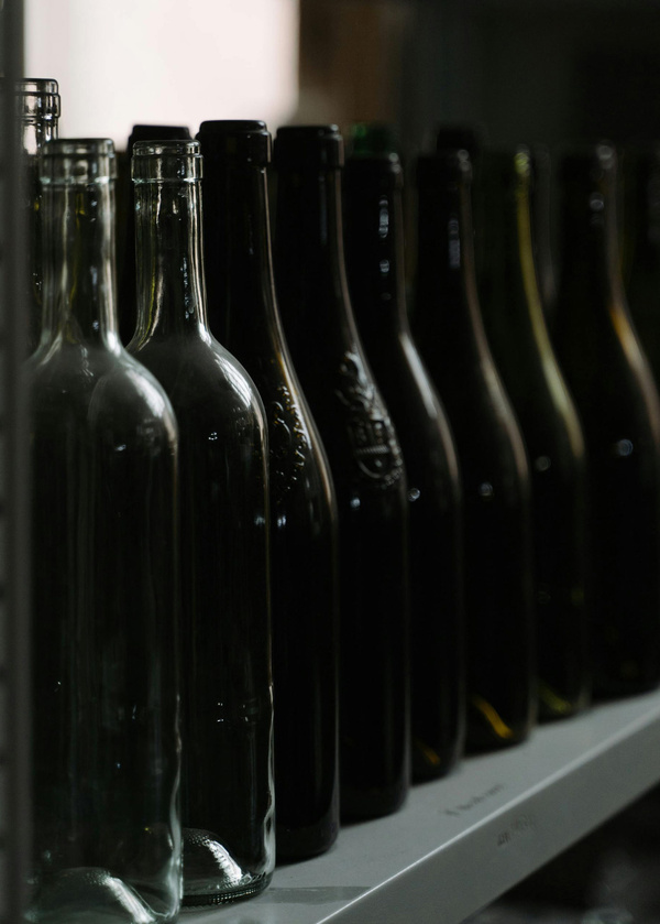 leere Weinflaschen