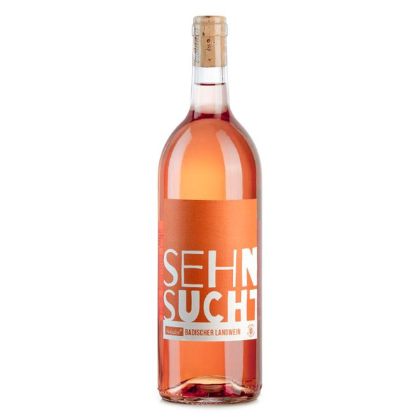 Produktfoto zu Sehnsucht - Badischer Landwein rosé, trocken - 1l Mehrweg