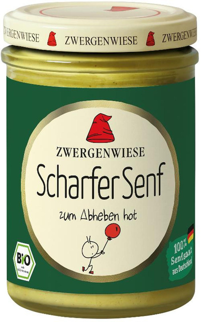 Produktfoto zu Zwergenwiese - Scharfer Senf - 160ml