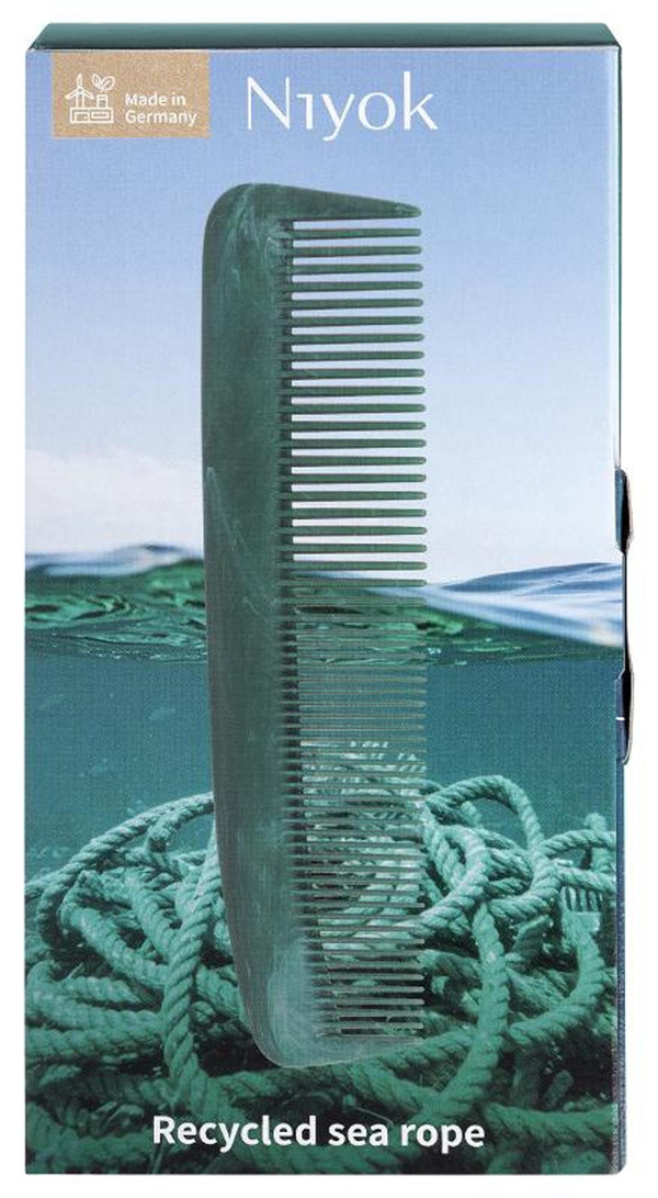 Produktfoto zu Niyok - Taschenkamm (aus recycelten Tauen)
