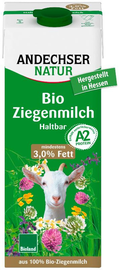 Produktfoto zu Andechser - H-Ziegenmilch, 3,0% - 1l