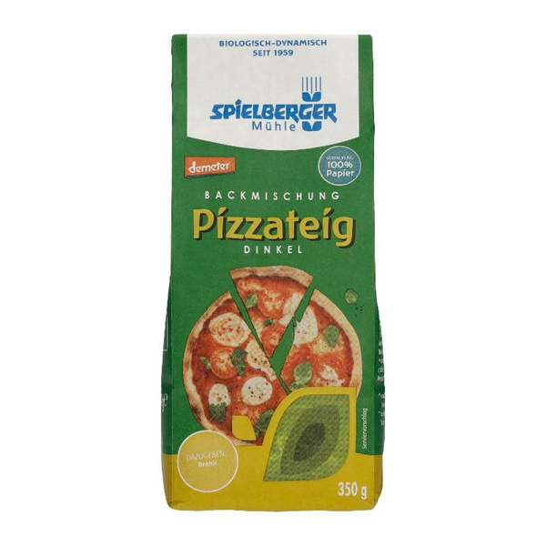 Produktfoto zu Spielberger - Dinkel Pizzateig Backmischung - 350g