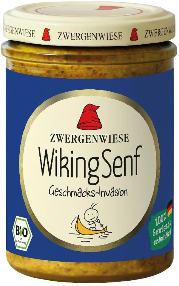 Produktfoto zu Zwergenwiese - Wiking Senf - 160ml