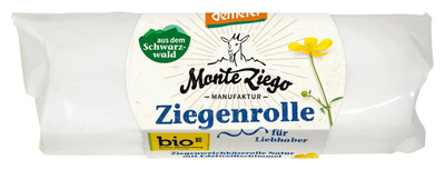 Produktfoto zu Monte Ziego- Ziegenweichkäserolle Mini Buche, 45% Fett i. Tr.