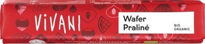 Produktfoto zu Vivani - Vollmilchriegel Praliné mit Waffelstückchen - 40g