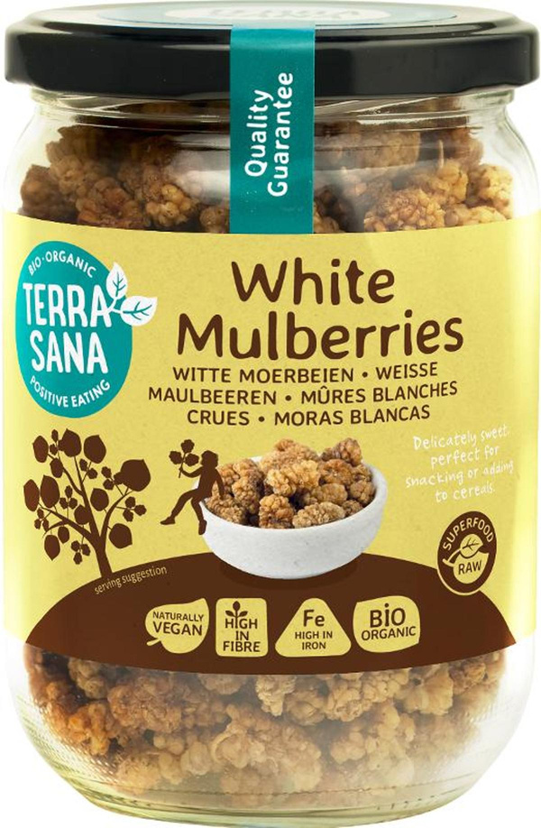 Produktfoto zu TerraSana Maulbeeren weiß RAW - 190g