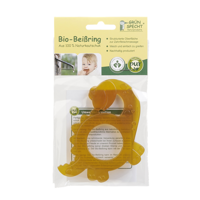 Produktfoto zu Grünspecht Beißring Dinosaurier - 1 Stück