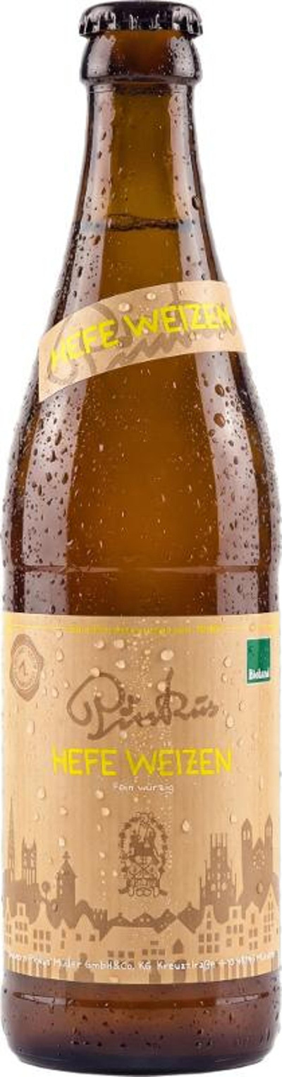 Produktfoto zu Pinkus - Hefe Weizenbier - 0,5l