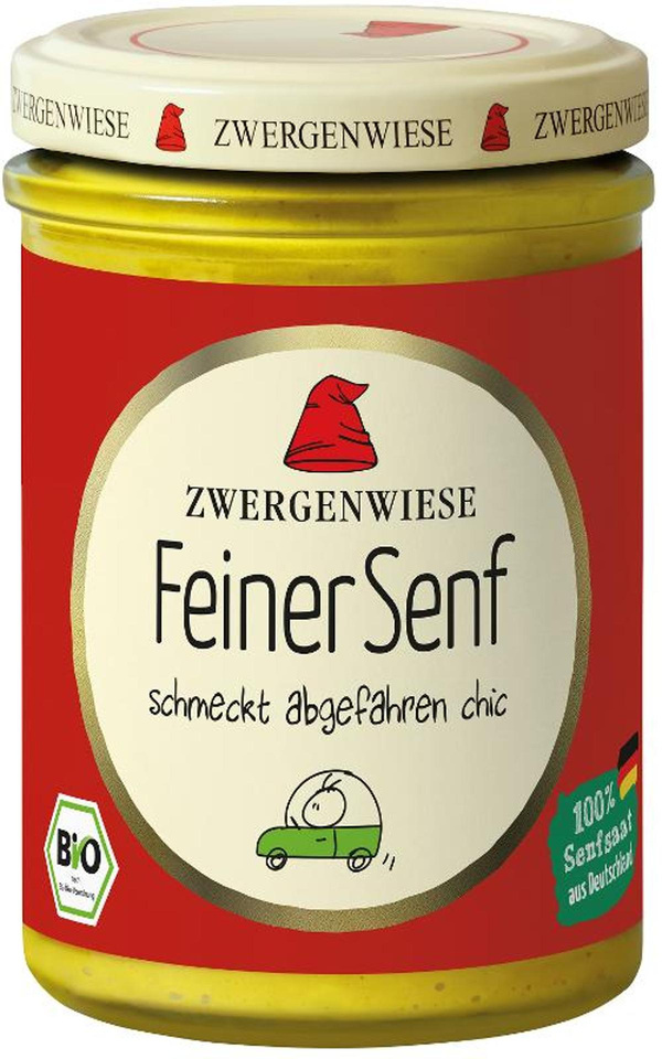 Produktfoto zu Zwergenwiese - Feiner Senf - 160g