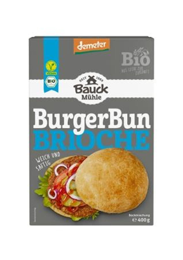 Produktfoto zu Bauckhof - Burger Bun brioche Backmischung - 400g
