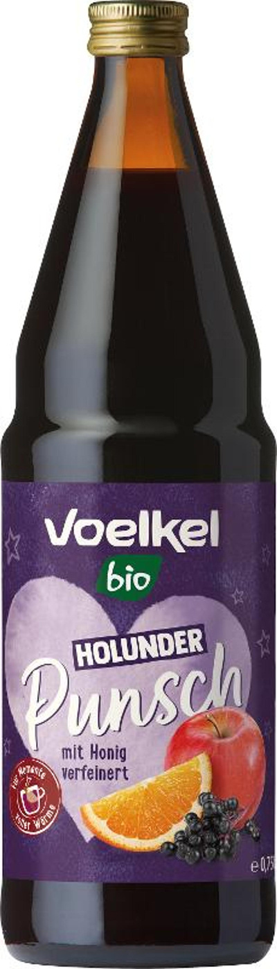 Produktfoto zu Voelkel - Holunder Punsch - 0,75l