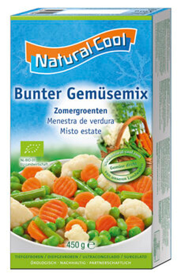 Produktfoto zu Natural Cool - Bunter Gemüsemix, tiefgekühlt - 450g