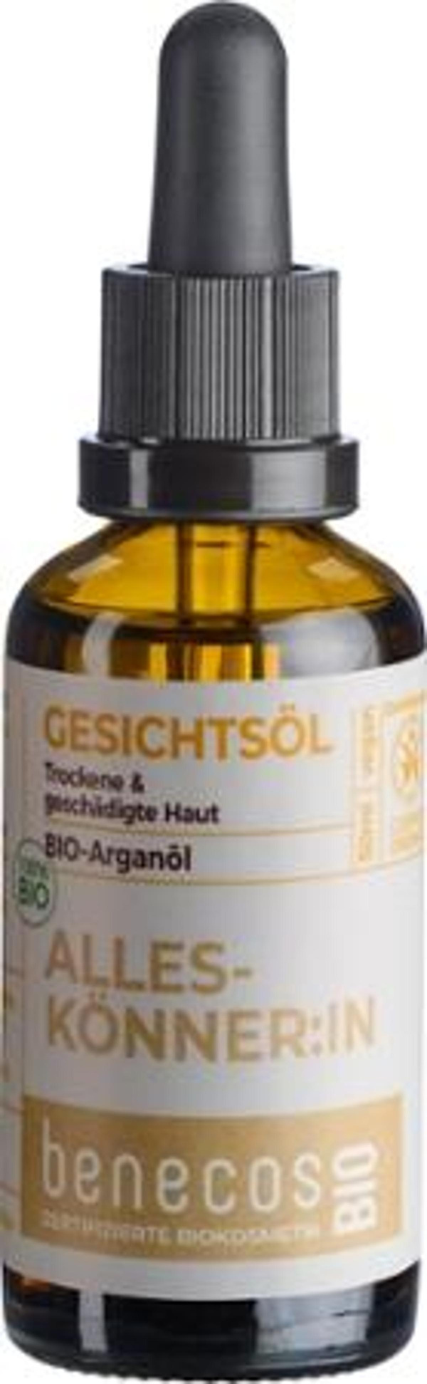 Produktfoto zu Benecos - Gesichtsöl Arganöl ALLESKÖNNER - 50ml