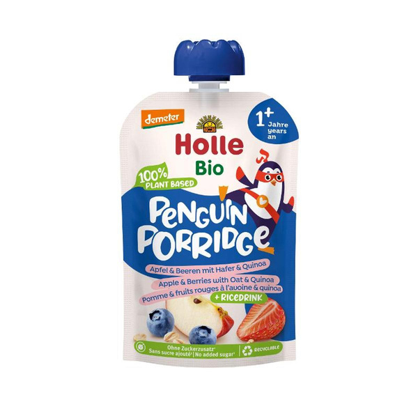 Produktfoto zu Holle - Porridge Penguin Pouchy - 110g