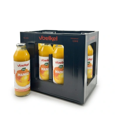 Produktfoto zu Voelkel - Mango Nektar - 8 x 0,5l