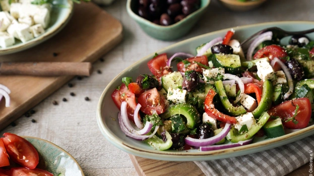 Rezeptbild für 184. Griechischer Bauernsalat