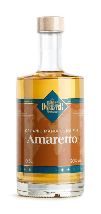 Produktfoto zu Dwersteg Destillerie - Amaretto 20% - 0,5l